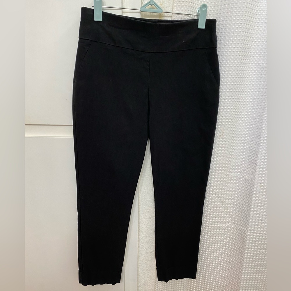 Black Pull On Pants